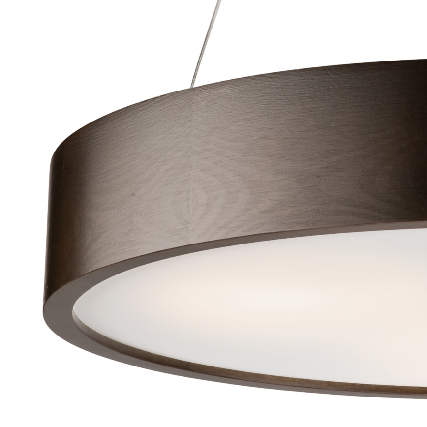 Loftlampe på ledning 3xE27/60W/230V ? 47 cm fyrretræ