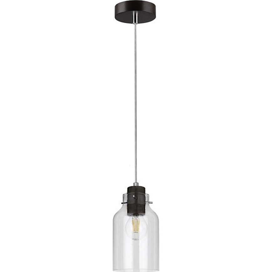 Loftlampe på kabel ALESSANDRO 1xE27/60W/230V bøg