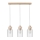 Loftlampe på kabel ALESSANDRO 3xE27/60W/230V eg