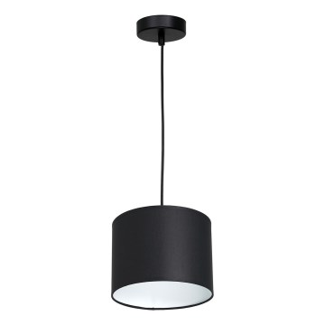 Loftlampe på kabel ARDEN 1xE27/60W/230V Ø 18 cm sort/hvid