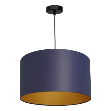 Loftlampe på kabel ARDEN 1xE27/60W/230V Ø 40 cm lilla/guld