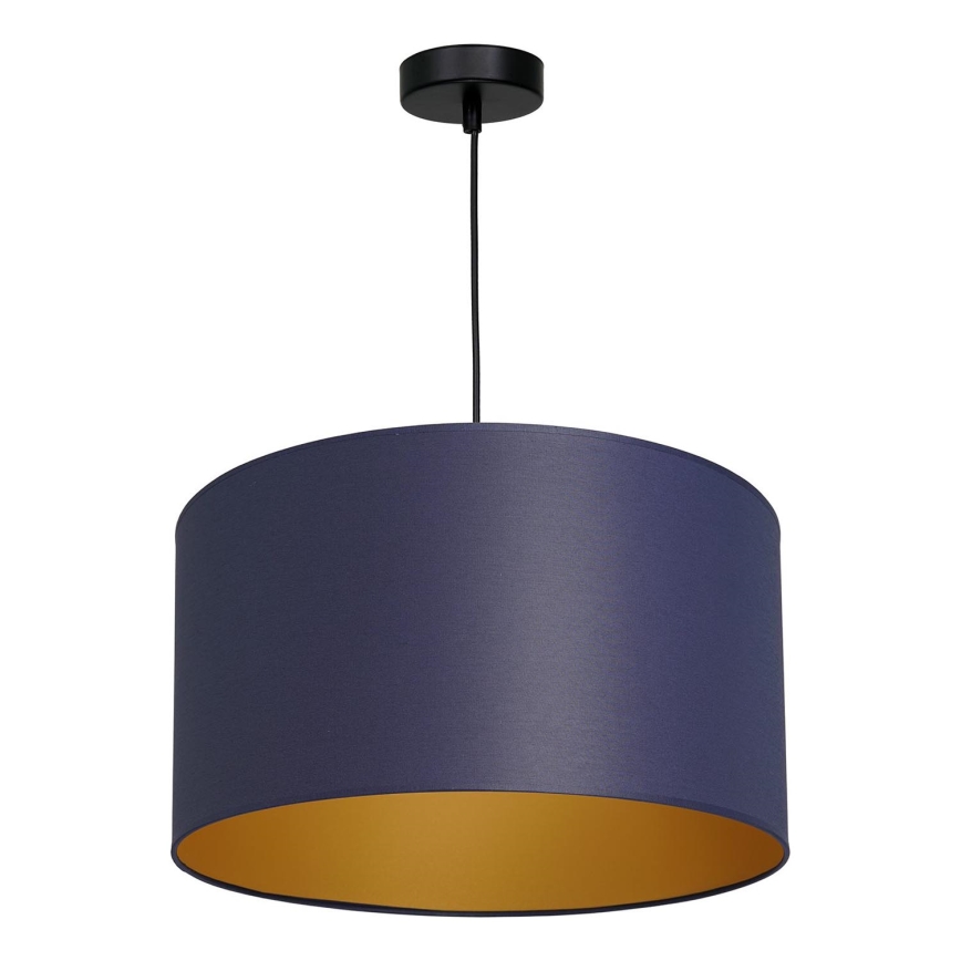 Loftlampe på kabel ARDEN 1xE27/60W/230V Ø 40 cm lilla/guld