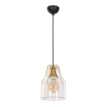 Loftlampe på kabel ARIA 1xE27/60W/230V guld