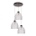 Loftlampe på kabel AURA 3xE27/60W/230V bøg