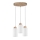 Loftlampe på kabel BOSCO 3xE27/60W/230V eg
