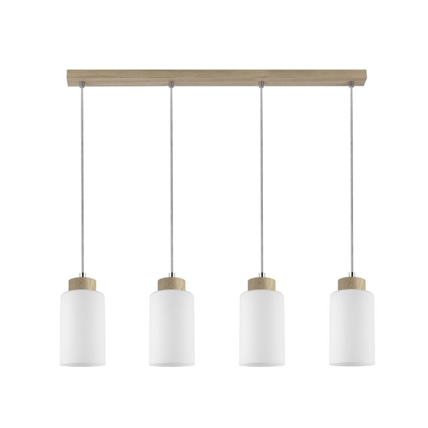 Loftlampe på kabel BOSCO 4xE27/60W/230V eg