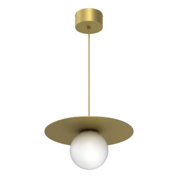 Loftlampe på kabel FLAT 1xE27/15W/230V guld