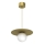 Loftlampe på kabel FLAT 1xE27/15W/230V guld