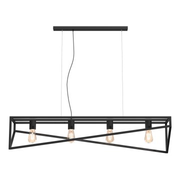 Loftlampe på kabel GOTE 4xE27/60W/230V