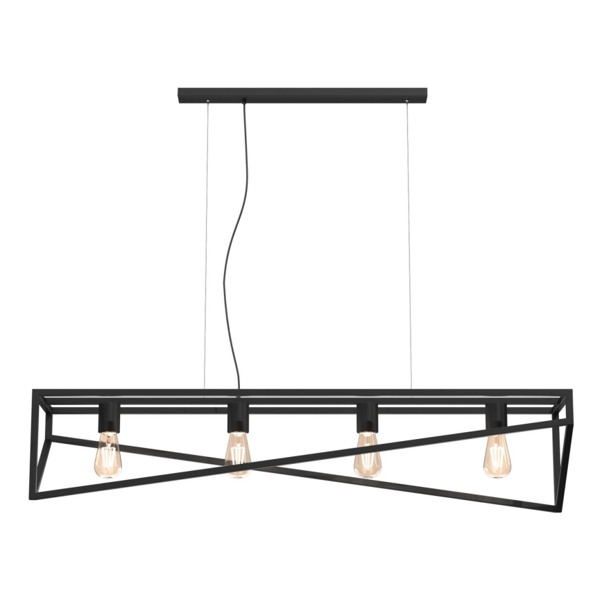 Loftlampe på kabel GOTE 4xE27/60W/230V