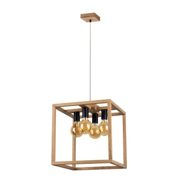 Loftlampe på kabel KAGO 4xE27/60W/230V eg