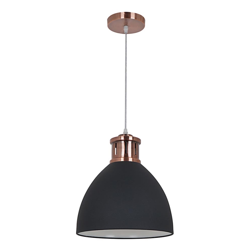Loftlampe på kabel METAL 1xE27/15W/230V kobber/sort