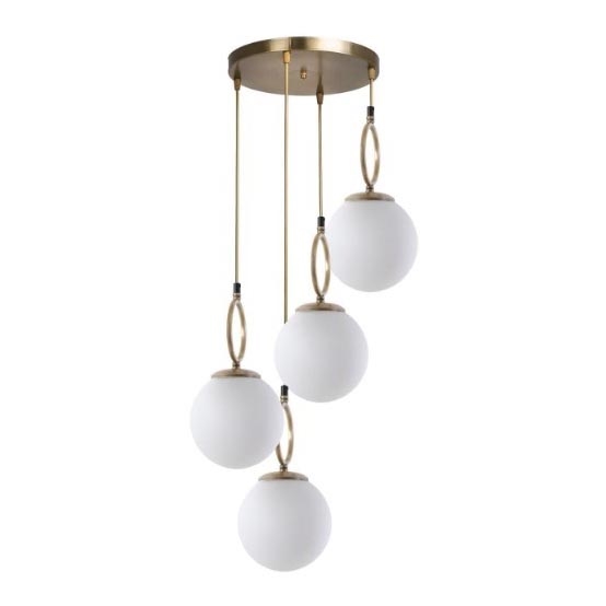 Loftlampe på kabel MORINO 4xE27/60W/230V