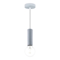 Loftlampe på kabel SAGA 1xE27/40W/230V grå