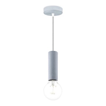 Loftlampe på kabel SAGA 1xE27/40W/230V grå