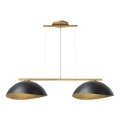 Loftlampe på kabel SOLAR 2xE27/60W/230V guld