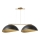 Loftlampe på kabel SOLAR 2xE27/60W/230V guld