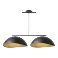 Loftlampe på kabel SOLAR 2xE27/60W/230V sort
