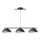 Loftlampe på kabel SOLAR 3xE27/60W/230V sort