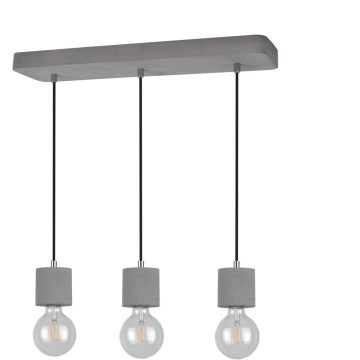 Loftlampe på kabel STRONG 3xE27/60W/230V beton