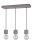 Loftlampe på kabel STRONG 3xE27/60W/230V beton