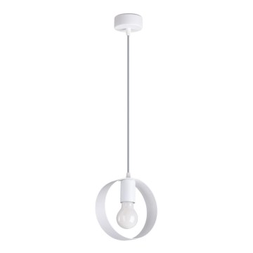 Loftlampe på kabel TITRAN 1xE27/60W/230V hvid