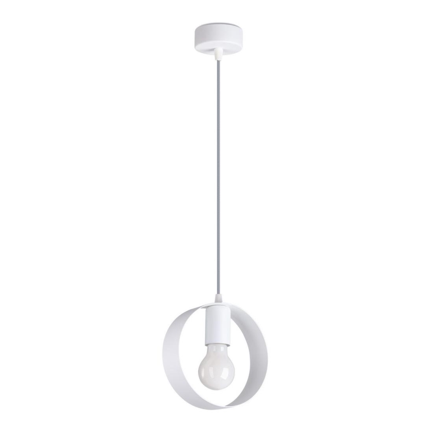 Loftlampe på kabel TITRAN 1xE27/60W/230V hvid