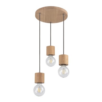 Loftlampe på kabel TRONGO 3xE27/60W/230V eg