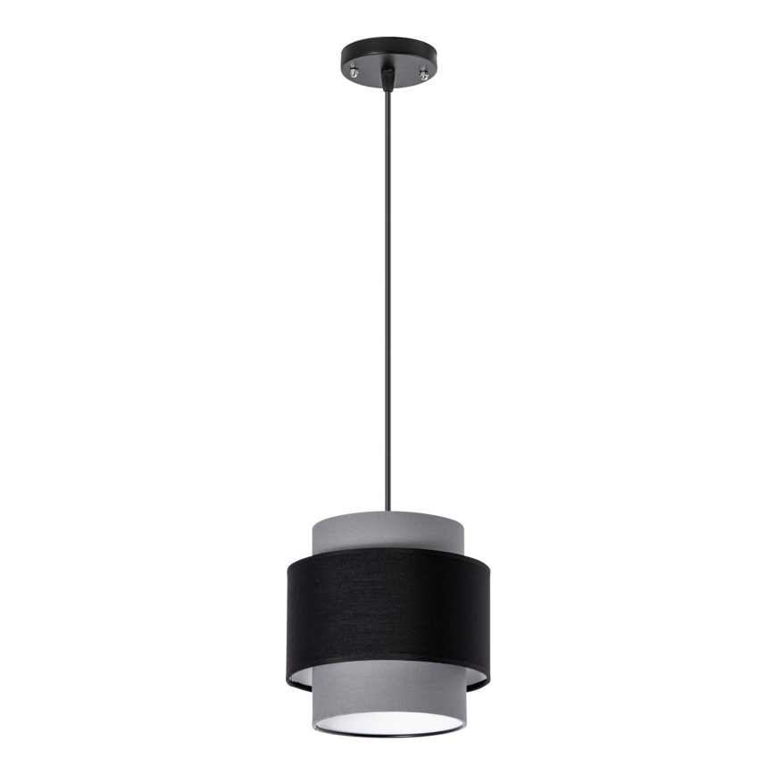 Loftlampe på ledning 1xE27/60W/230V grå