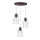 Loftlampe på ledning ALESSANDRO 3xE27/60W/230V bøg