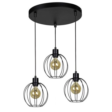 Loftlampe på ledning BERIS 3xE27/60W/230V