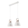 Loftlampe på ledning DANIELLE 2xE27/60W/230V bøg