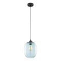 Loftlampe på ledning ELIO 1xE27/15W/230V blå