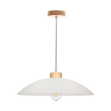 Loftlampe på ledning JONA 1xE27/60W/230V i birk