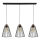 Loftlampe på ledning ORAZIO 3xE27/60W/230V fyrretræ