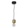 Loftlampe på ledning PINO 1xE27/60W/230V fyrretræ