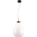 Loftlampe på ledning PIRO 1xE27/60W/230V bøg