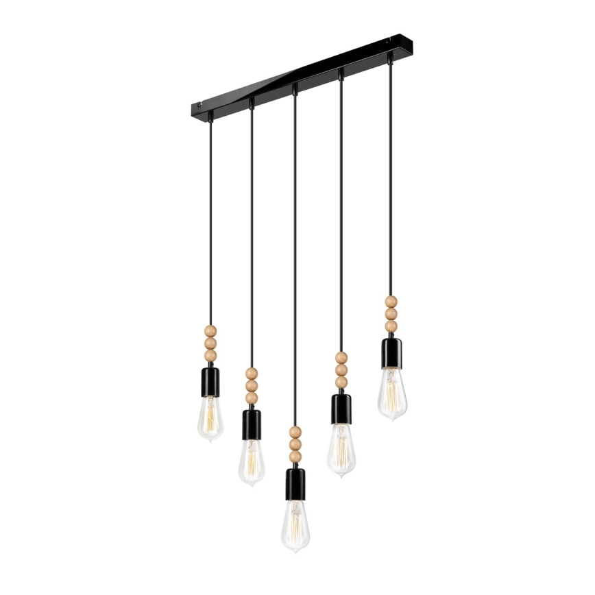 Loftlampe på ledning SIMON 5xE27/60W/230V