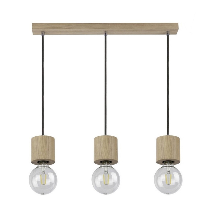 Loftlampe på ledning TRONGO ROUND 3xE27/60W/230V eg