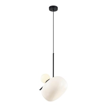Loftlampe på ledning VESTA 1xE27/7W/230V + 1xG9/3W/230V hvid