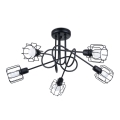 Loftlampe på stang BELUCI 5xE14/40W/230V sort