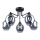 Loftlampe på stang FILLAN 5xE27/60W/230V sort