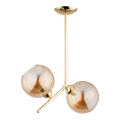 Loftlampe på stang LALEN 2xE27/60W/230V beige