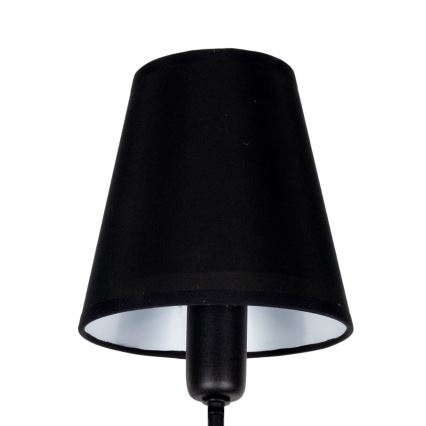 Loftlampe på stang MADELA 5xE14/40W/230V sort