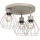 Loftlampe PARKLA 3xE27/15W/230V beige