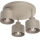 Loftlampe PARKLA 3xE27/15W/230V beige