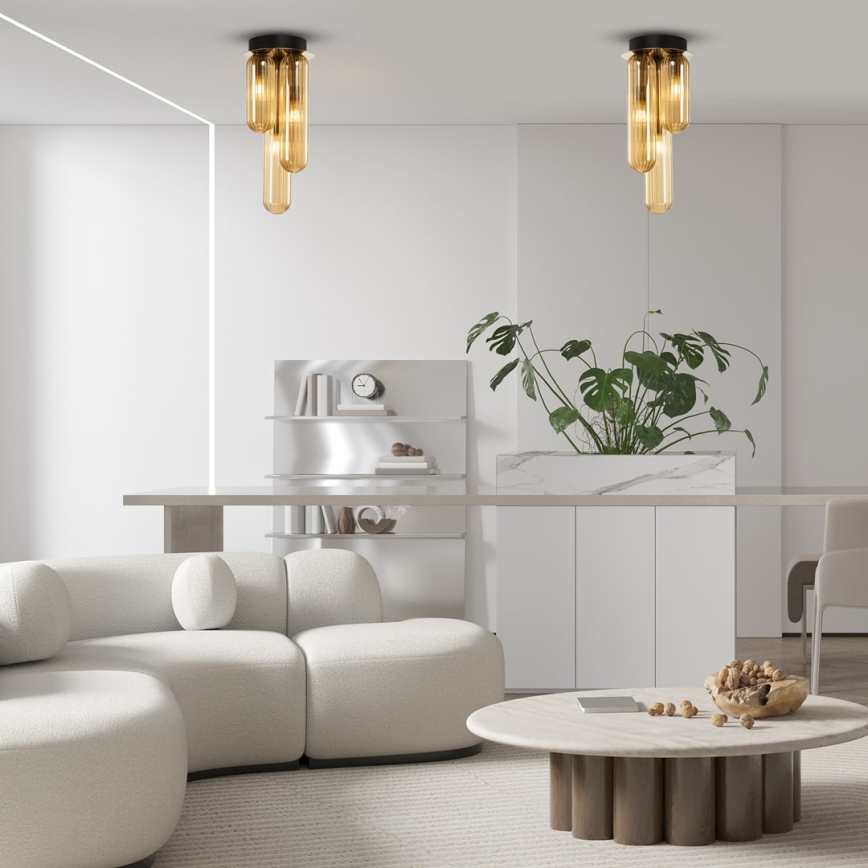 Loftlampe PAX 3xG9/9W/230V guldfarvet