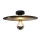 Loftlampe PENY 1xE27/11W/230V sort/gylden