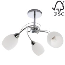 Loftlampe PISA 3xE27/60W/230V - FSC-certificeret