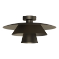 Loftlampe PLATO 1xE27/15W/230V Ø 32 cm antracit